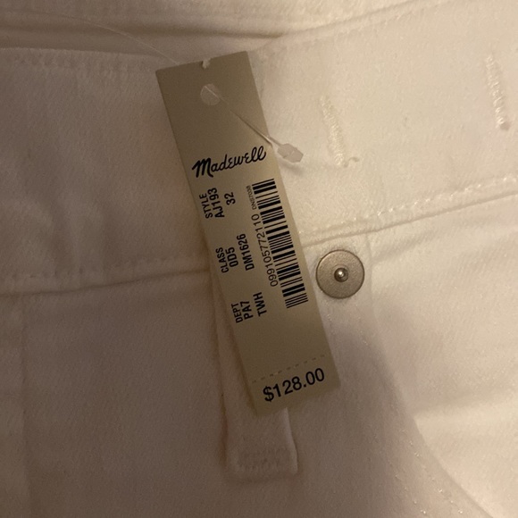 Madewell White Vintage Crop Jeans - Picture 6 of 10